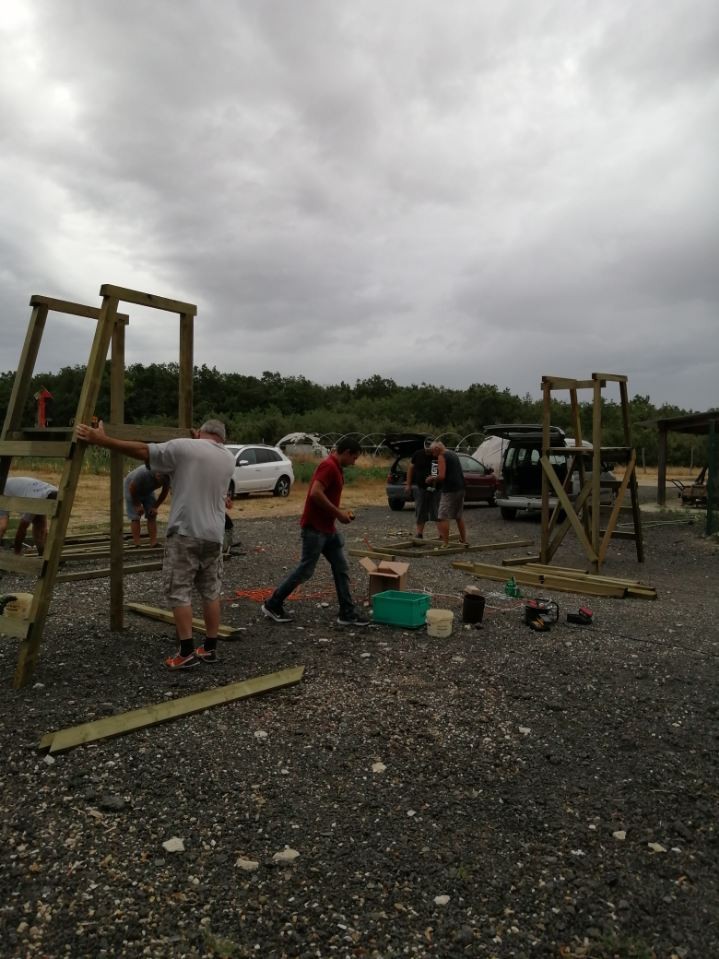 Montage des miradors