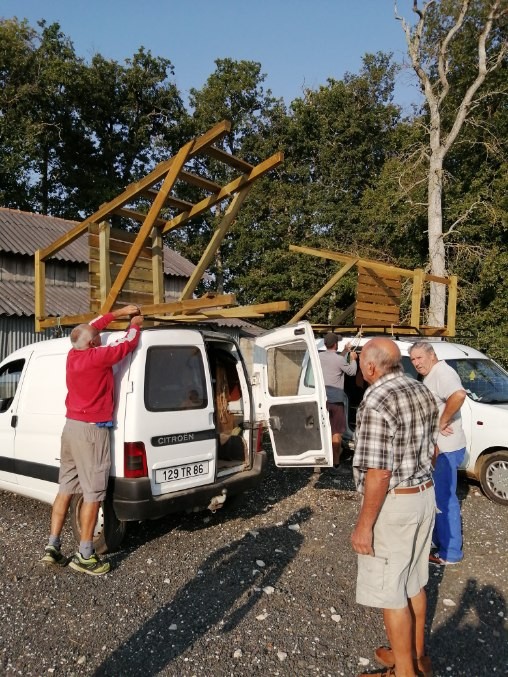 Déplacement avant mise en place de nos miradors