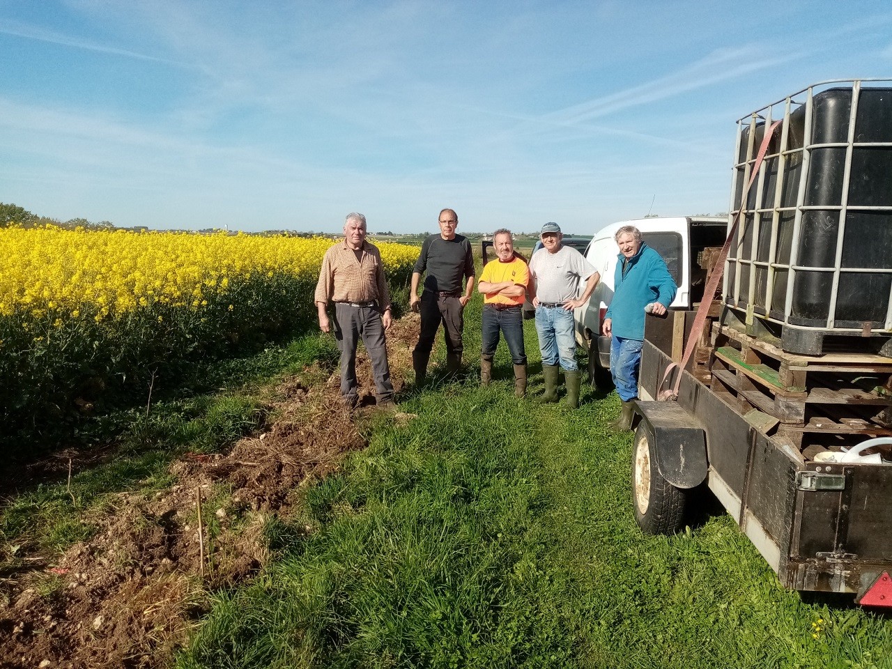 Replantation de la haie 1 